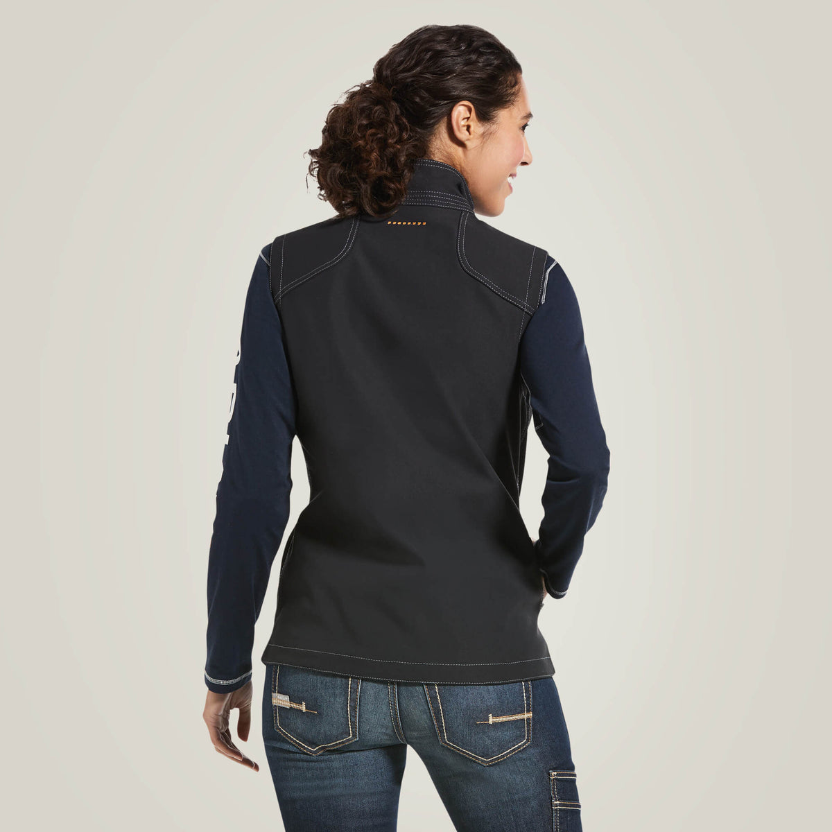 Rebar Stretch Canvas Softshell Vest Women | Ariat for sale