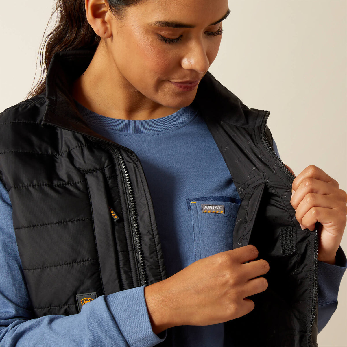 Rebar Cordura Ripstop Lightweight Insulated Vest Women | Ariat discount