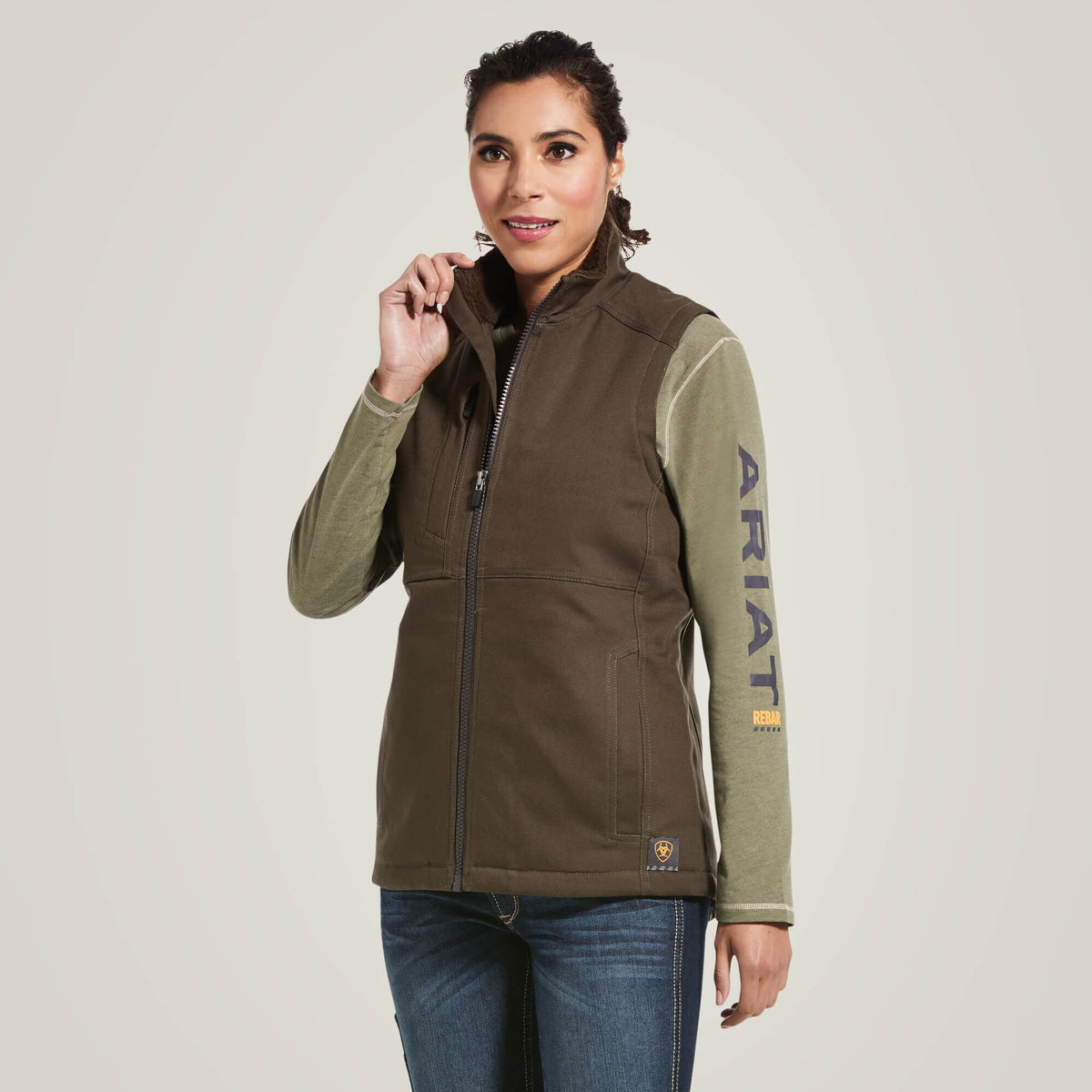 Rebar DuraCanvas Insulated Vest Women | Ariat for sale