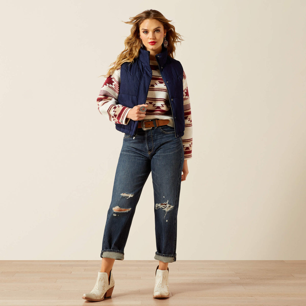 Western Swirls Vest Women | Ariat for sale