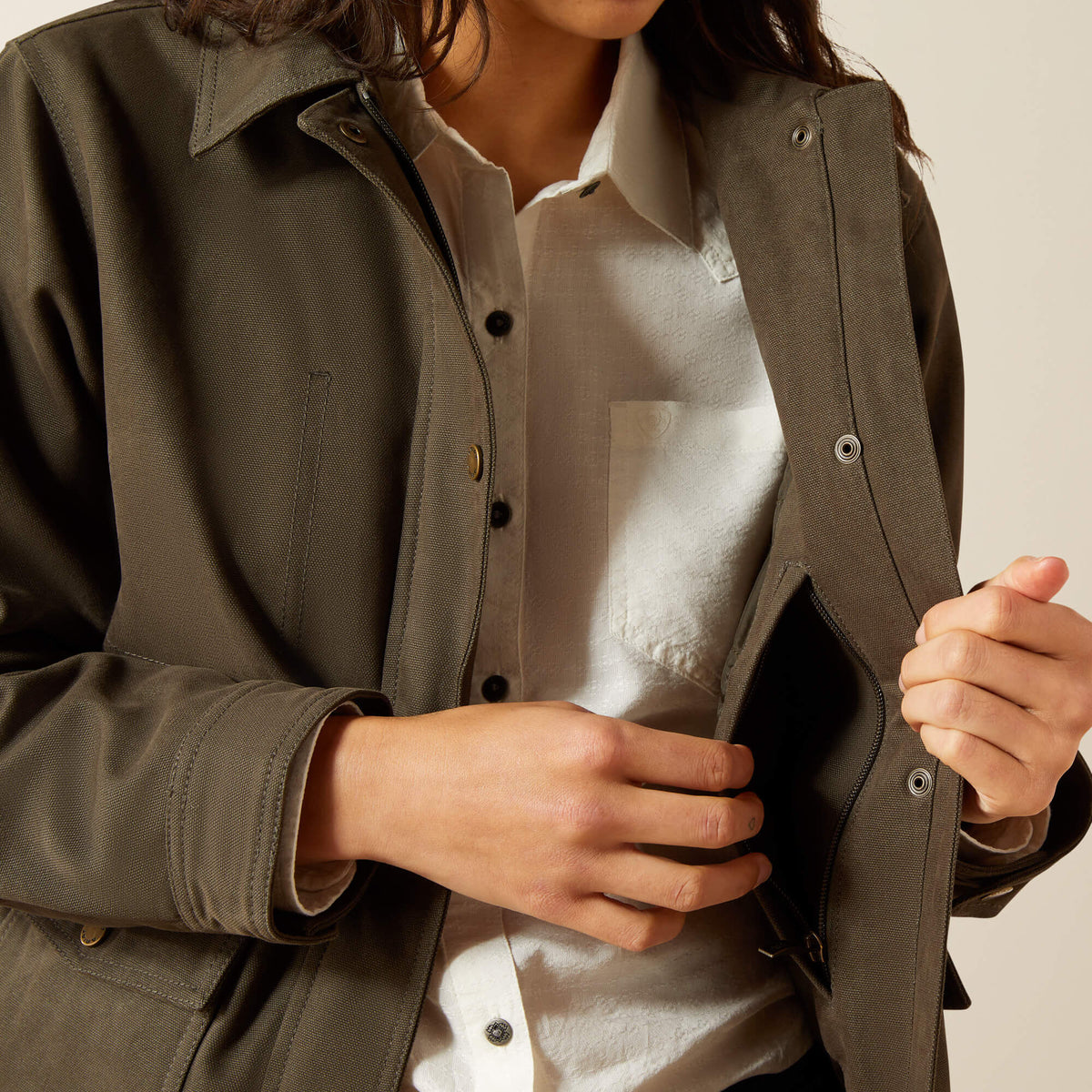 Western Canvas Chore Jacket Women | Ariat outlet