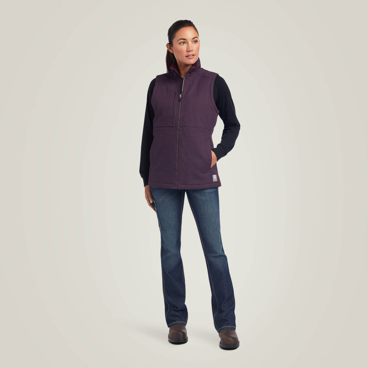 Rebar DuraCanvas Insulated Vest Women | Ariat discount