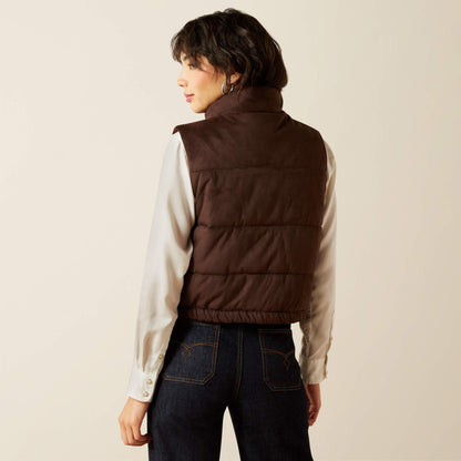 Swirls Faux Leather Vest Women | Ariat sale