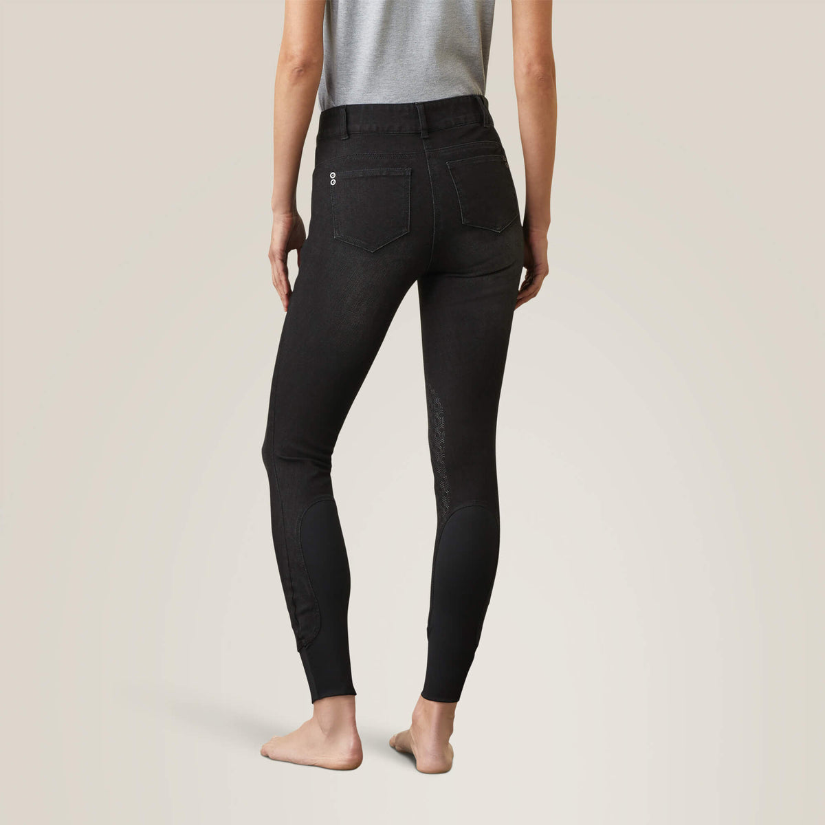 Halo B Denim Knee Patch Breech Women | Ariat online