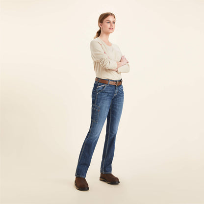 FR Perfect Rise DuraLight Stretch Cell Phone Pocket Straight Jean Women | Ariat for sale