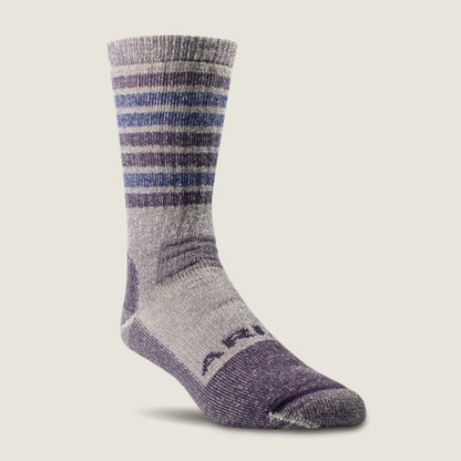 Midweight Merino Wool Blend Steel Toe Work Sock 2 Pair Multi Color Pack Women | Ariat for sale