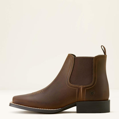 Booker Chelsea Wide Square Toe Western Boot Kids | Ariat sale