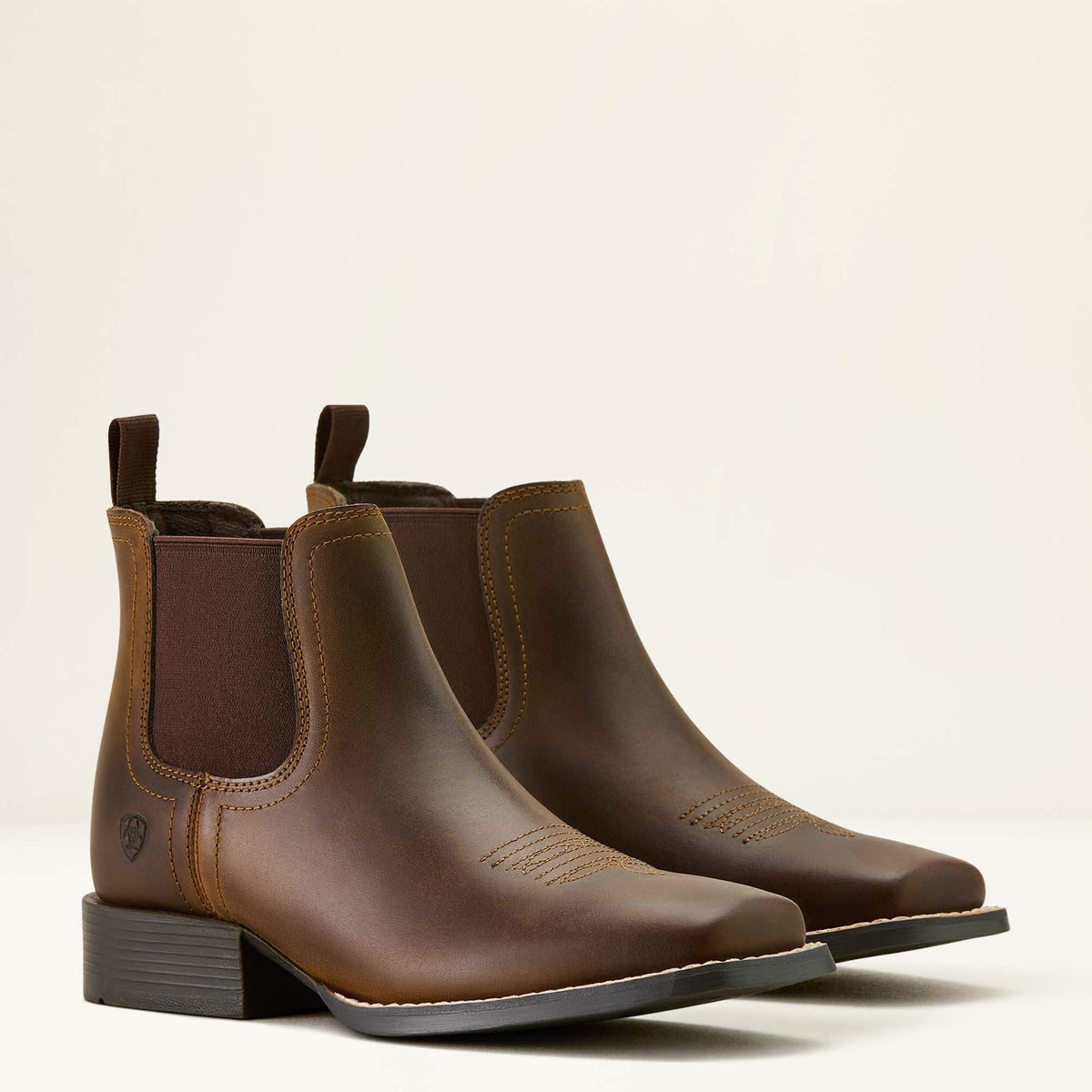 Booker Chelsea Wide Square Toe Western Boot Kids | Ariat sale
