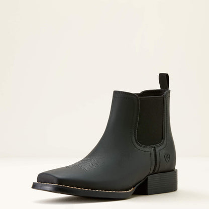 Booker Chelsea Wide Square Toe Western Boot Kids | Ariat online shop