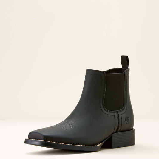 Booker Chelsea Wide Square Toe Western Boot Kids | Ariat online shop