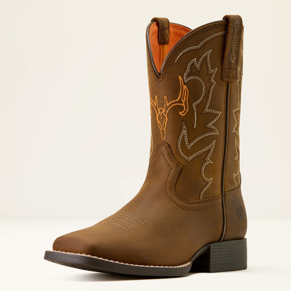 Deer Ridge Wide Square Toe Western Boot Kids | Ariat outlet