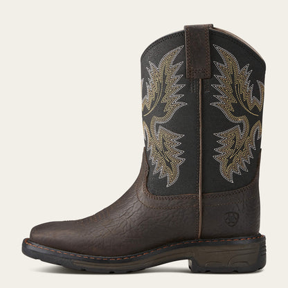WorkHog Wide Square Toe Boot Kids | Ariat sale