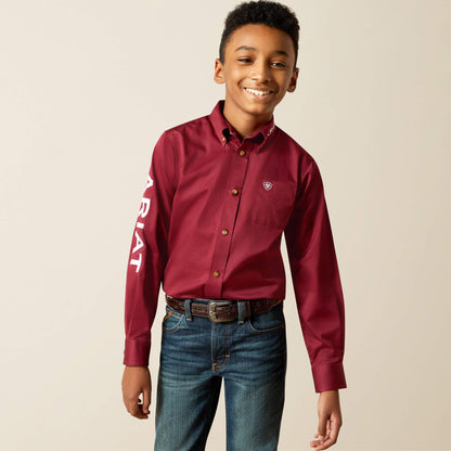 Team Logo Twill Classic Fit Shirt Kids | Ariat online shop