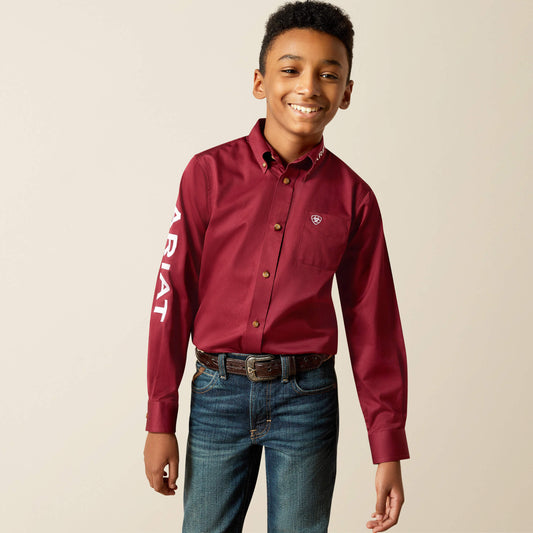 Team Logo Twill Classic Fit Shirt Kids | Ariat online shop