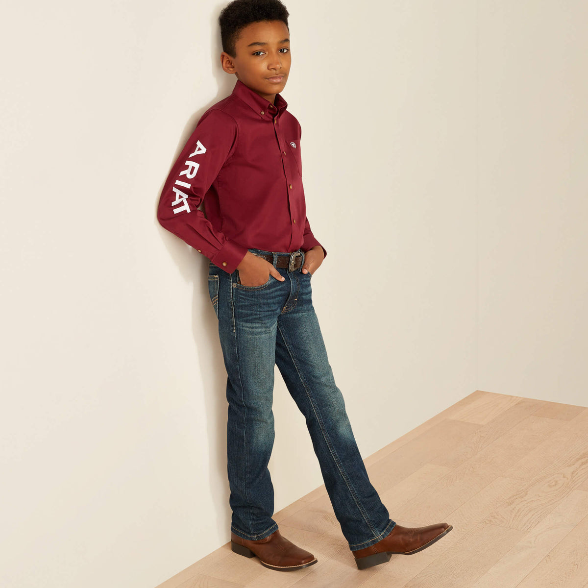 Team Logo Twill Classic Fit Shirt Kids | Ariat online shop