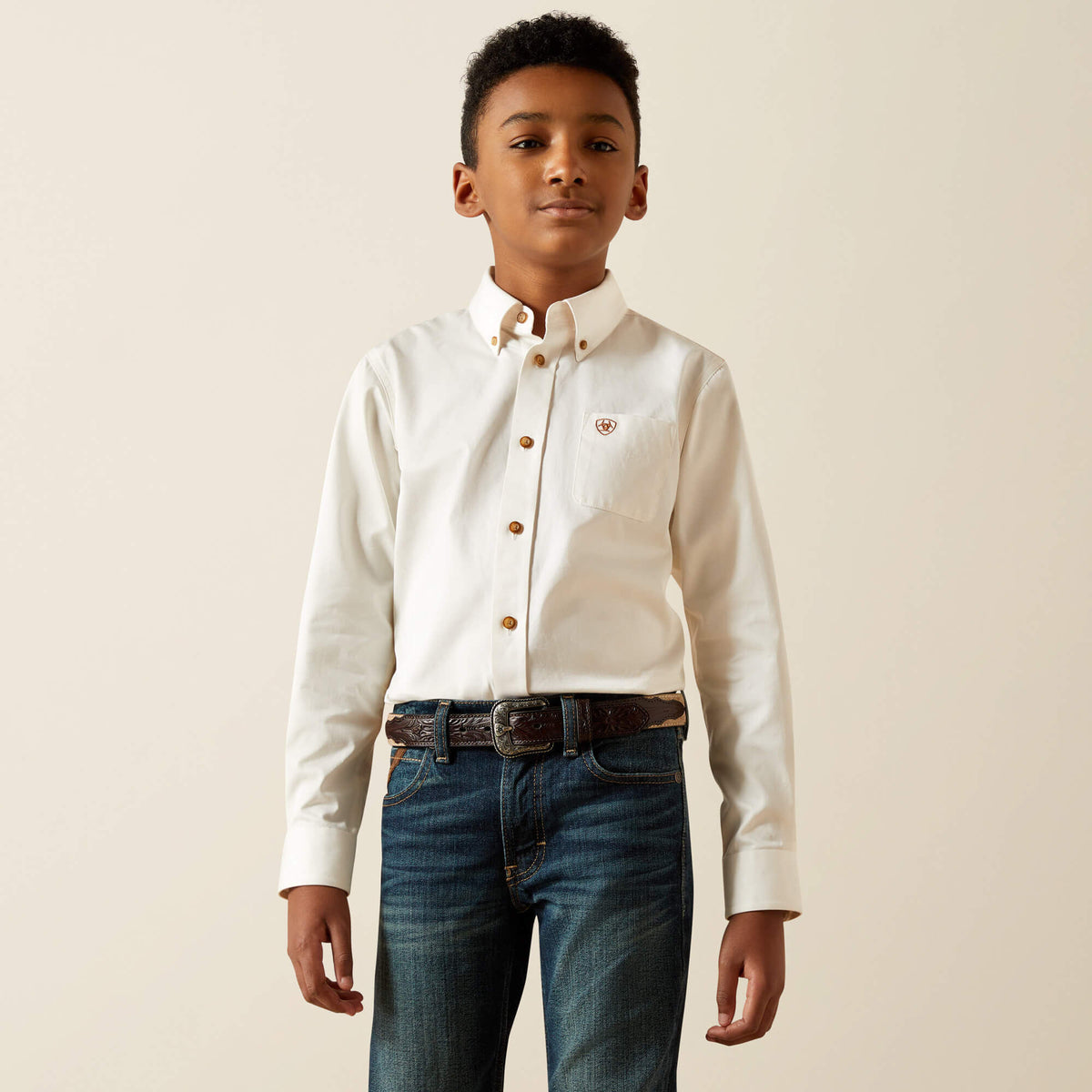 Solid Twill Classic Fit Shirt Kids | Ariat sale