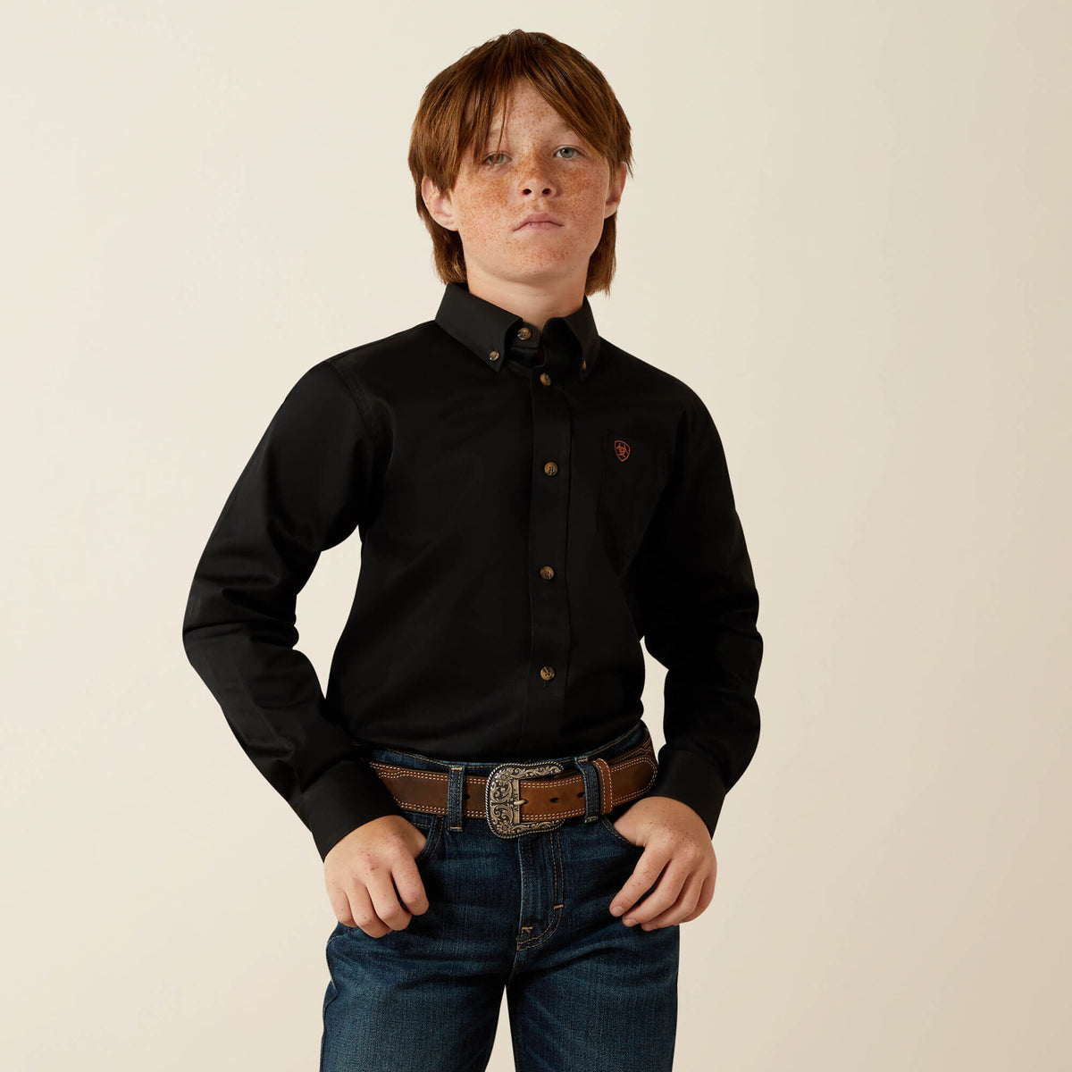 Solid Twill Classic Fit Shirt Kids | Ariat on sale