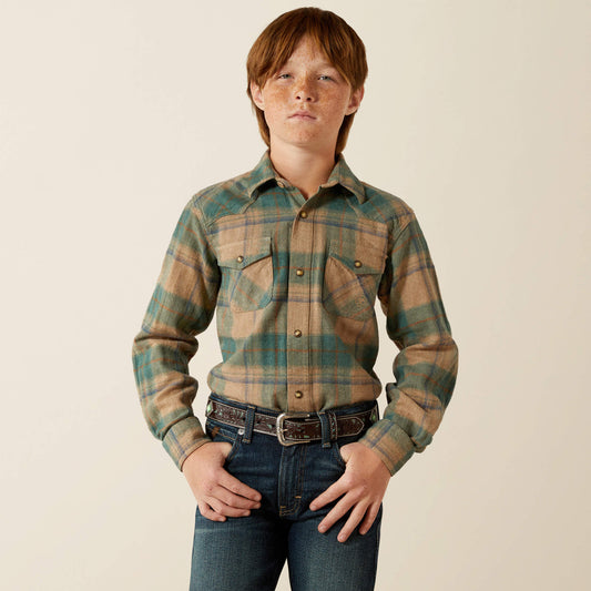 Huxlee Retro Classic Fit Shirt Kids | Ariat on sale