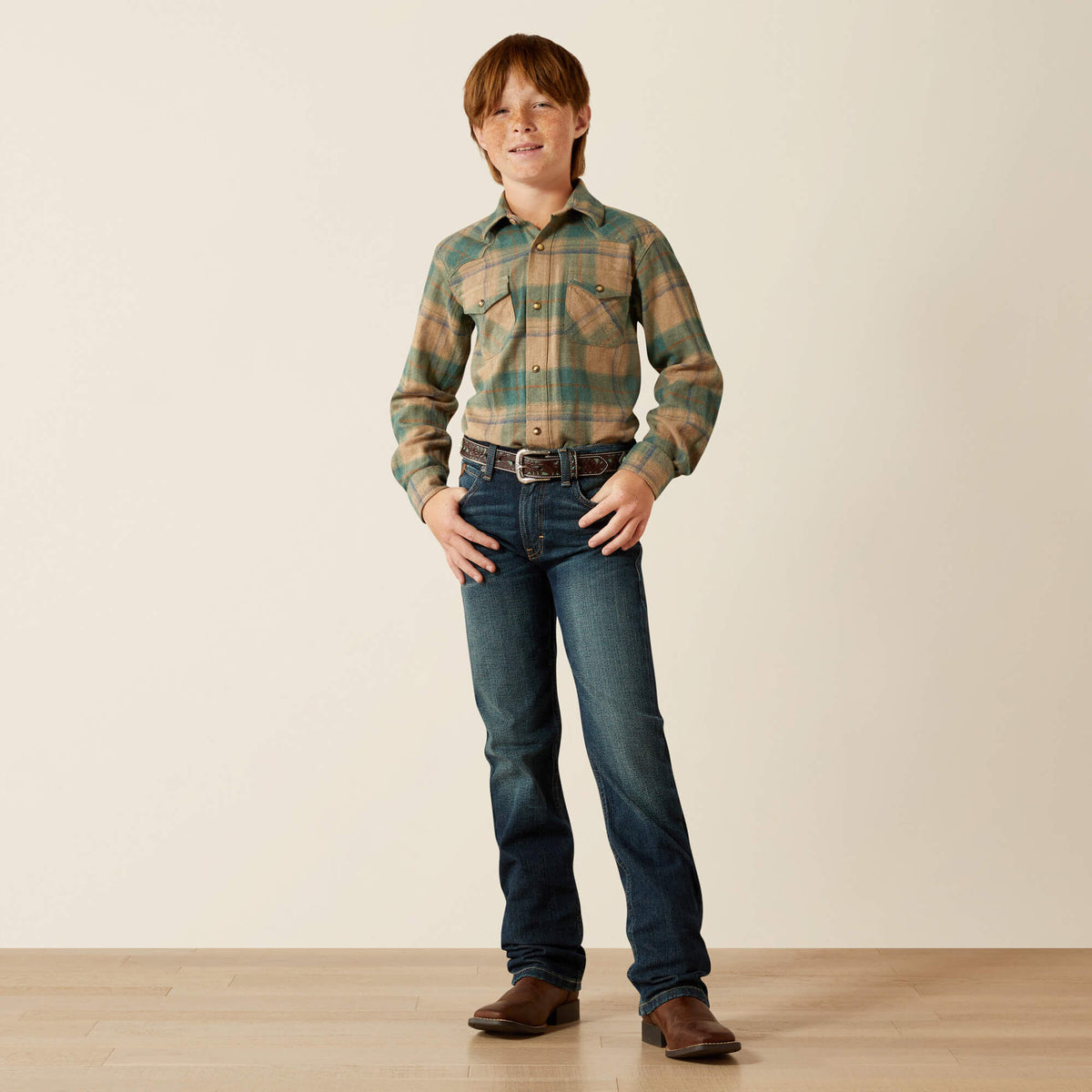 Huxlee Retro Classic Fit Shirt Kids | Ariat on sale
