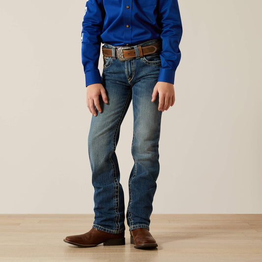 B5 Slim Charger Stackable Straight Leg Jean Kids | Ariat on sale