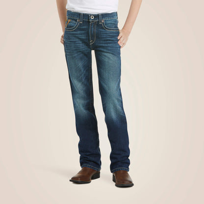 B5 Slim Boundary Stackable Straight Leg Jean Kids | Ariat for sale