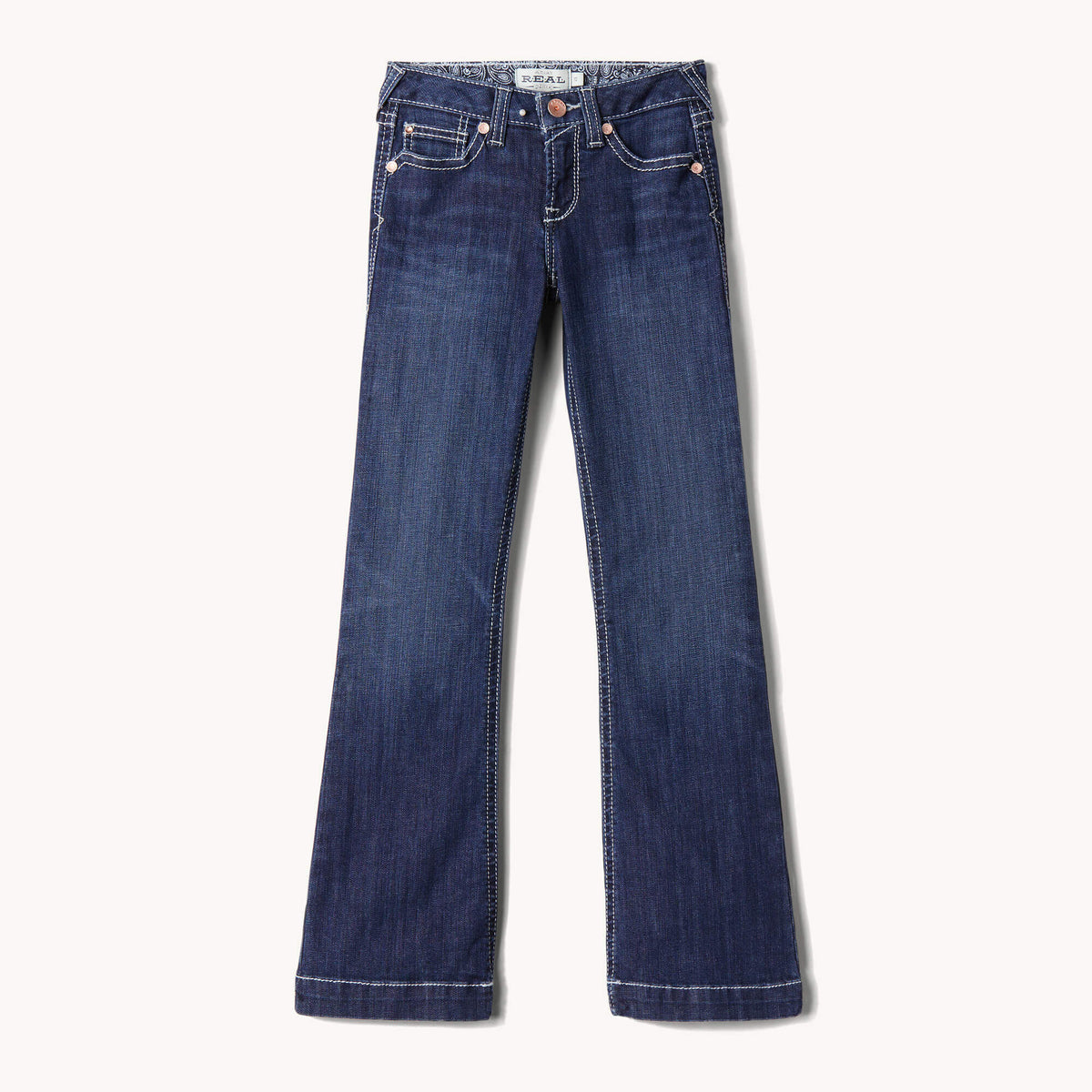 Trouser Mid Rise Stretch Ella Wide Leg Jean Kids | Ariat online shop