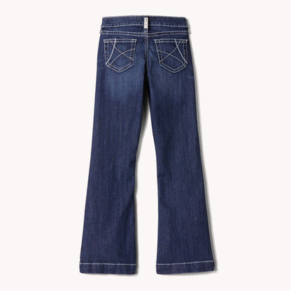 Trouser Mid Rise Stretch Ella Wide Leg Jean Kids | Ariat online shop