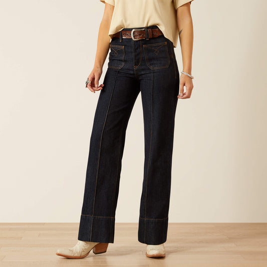 Ultra High Rise Tomboy Western Utility Wide Leg Jean Trends | Ariat online