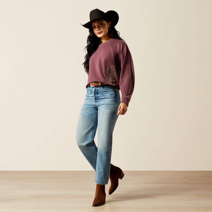 Ultra High Rise Cheyenne Yoke Tomboy Straight Leg Jean Trends | Ariat sale