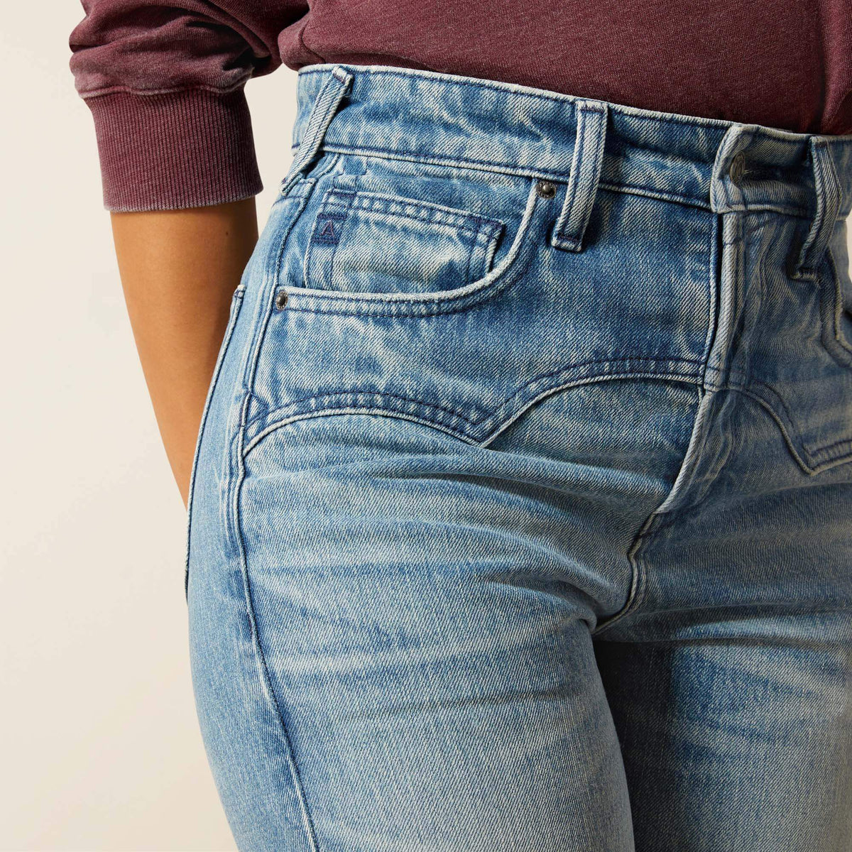 Ultra High Rise Cheyenne Yoke Tomboy Straight Leg Jean Trends | Ariat sale